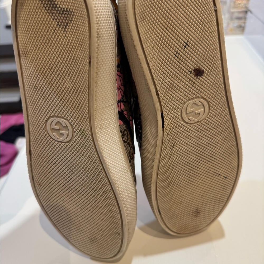 Used Gucci Supreme Monogram Bengal Womens Dublin Slip On Sneakers. Size 37.5. - Picture 5 of 5